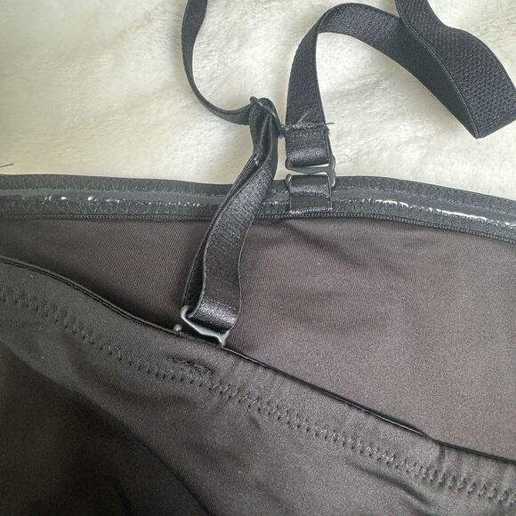 SKIMS Swim Strapless Monokini One Piece Removable Straps Black Onyx 2X Plus NWT - Picture 9 of 13